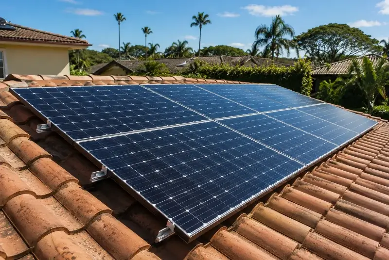 Installation de panneaux solaires à Biarrotte